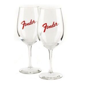NWOT Fender Wine Glasses - Set of 2